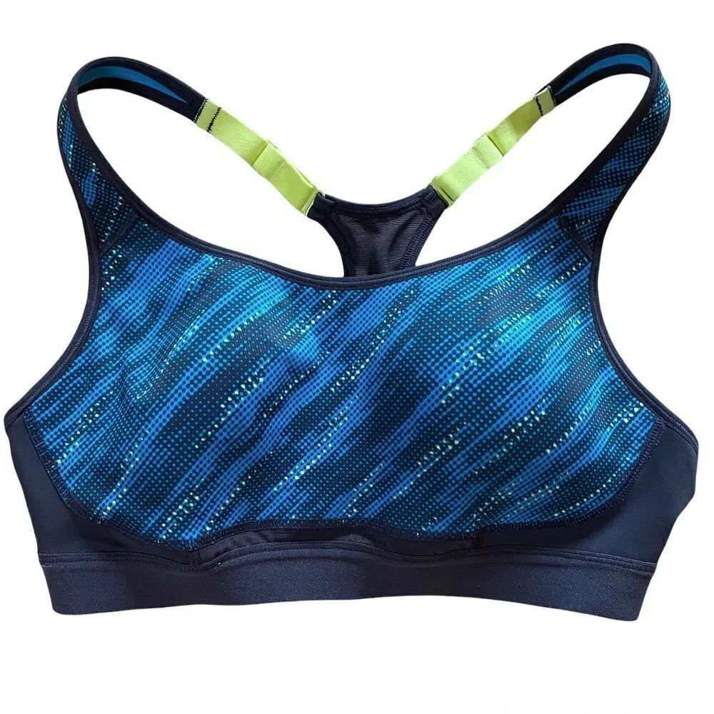 Champion C9 Sports Bra Power Core Compression Duo Dry Adj Straps Sz L